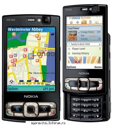Nokia n95 - Frecvenţa de operare WCDMA2100 (HSDPA) - Phone