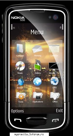 nokia n98 - camera de 7.2 megapixeli symbian s70 3rd edition - Phone