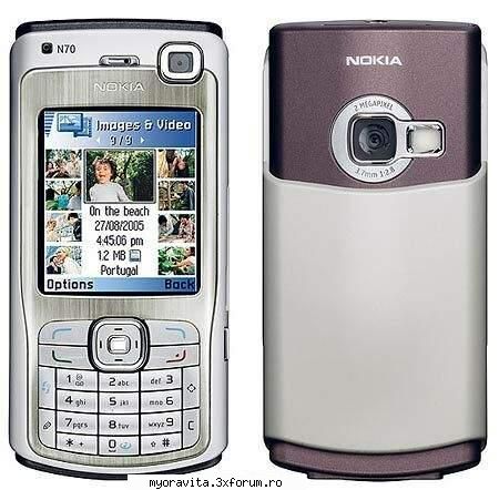 informatii nokia n70
 retele 2g	umts / gsm 900 / gsm 1800 / gsm 1900
 introdus in	2005
 marimea x 53