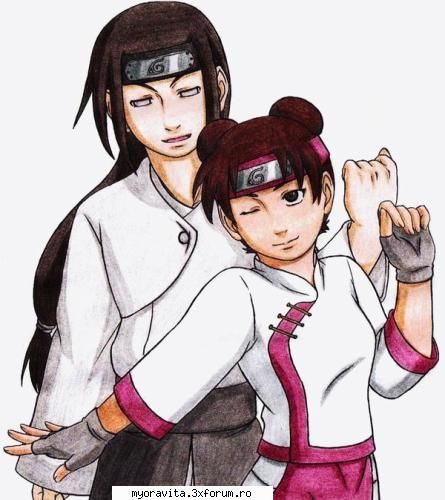 imagini ten ten and neji